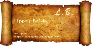 Lippay Bolda névjegykártya